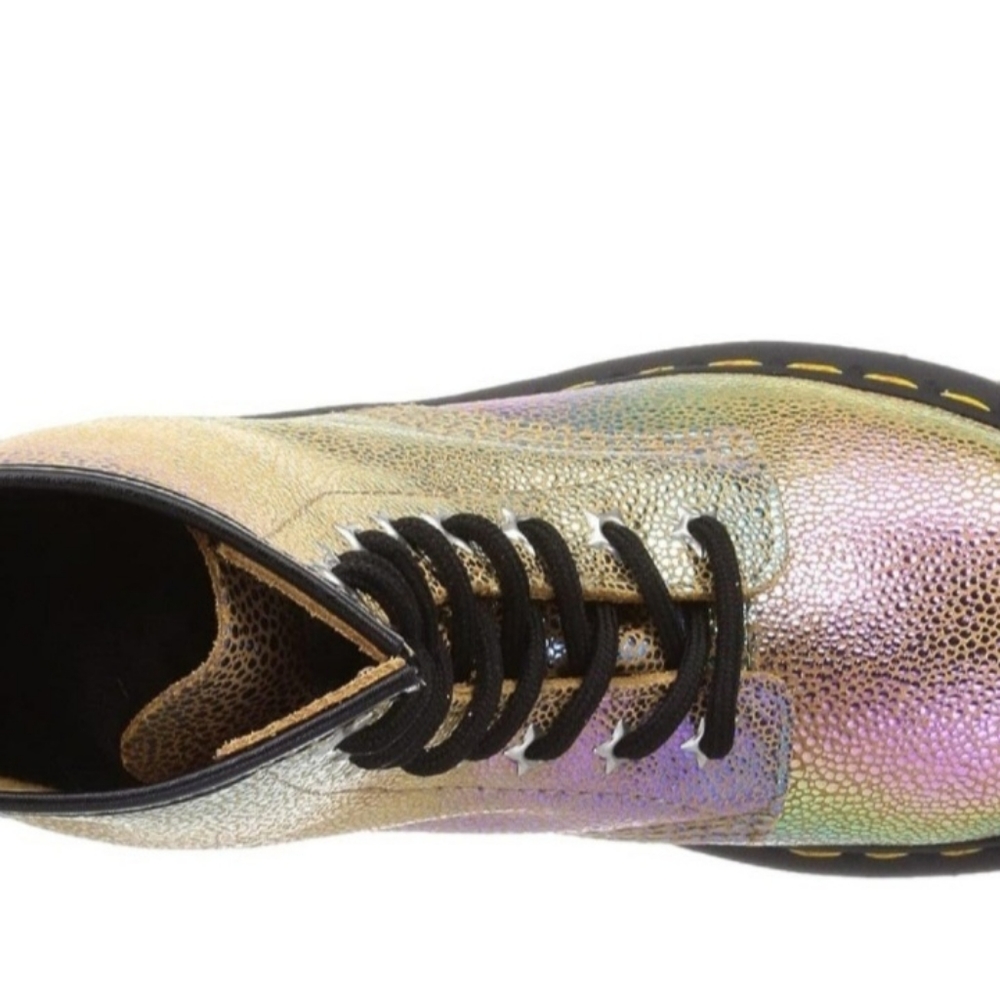 Dr. Martens 1460 Rainbow Ray Sand Rainbow Ray Women's shoes Size6 new - Picture 8 of 10